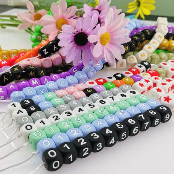 numbers beads